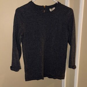 Kate Spade Charcoal Crew Neck Sweater